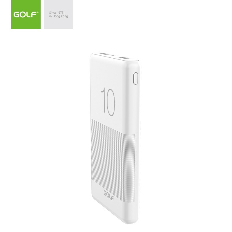 

Портативная Универсальная батарея Power bank GOLF G80 10000mAh Белый