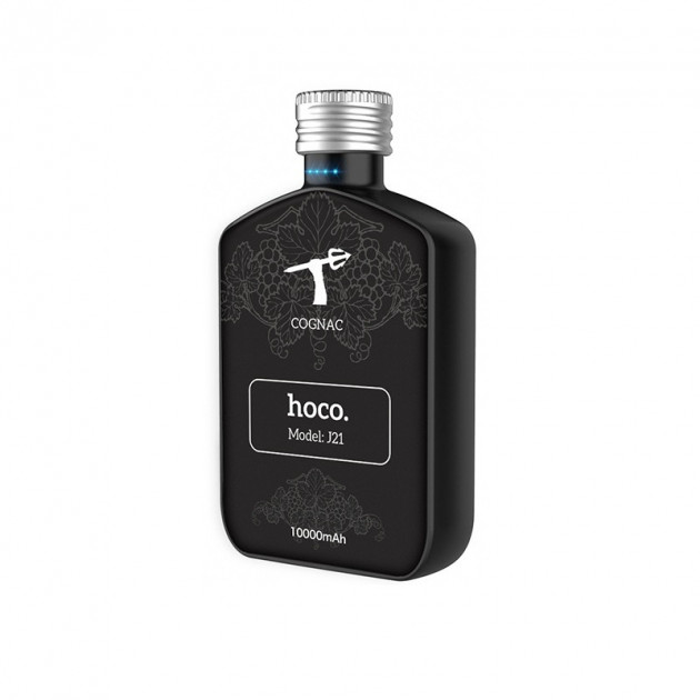 

Портативная Универсальная батарея Power Bank HOCO J21 Коньяк 10000 mAh Черный