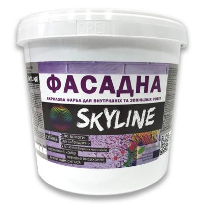 

Краска акриловая SkyLine фасадная 10 л Белая