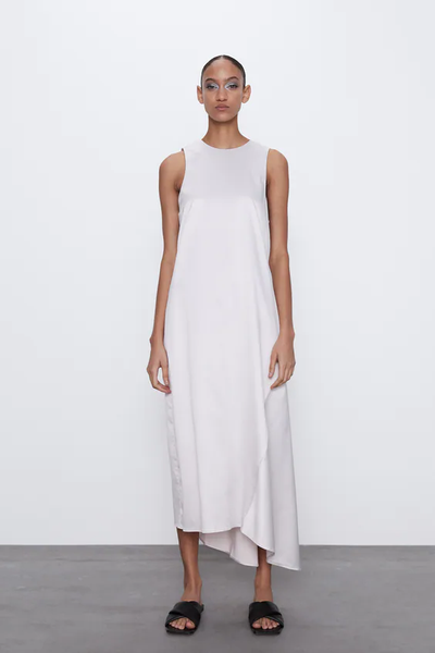 

Платье Zara S молочное (1203-357)