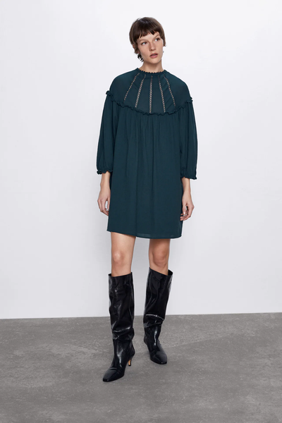 

Платье Zara М Зелёное (1203-369)