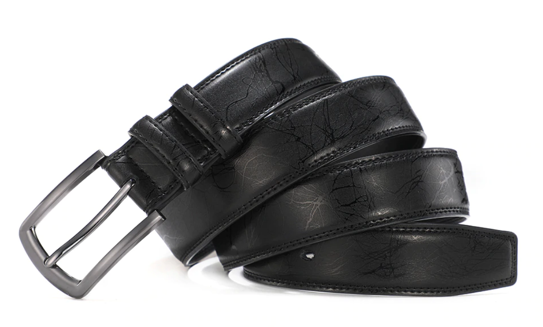 

Кожаный мужской ремень Primo Coolerfire HQ091 - Black Primo черный