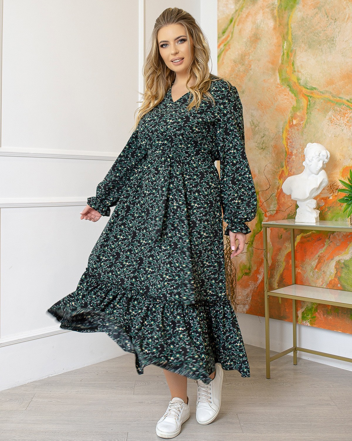 

Женское платье Fashion Look 466 черный 54-56