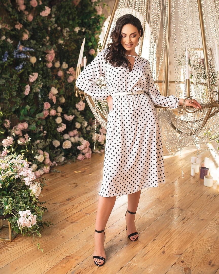 

Женское платье Fashion Look 447 белый, Женское платье Fashion Look 447 белый 48-50