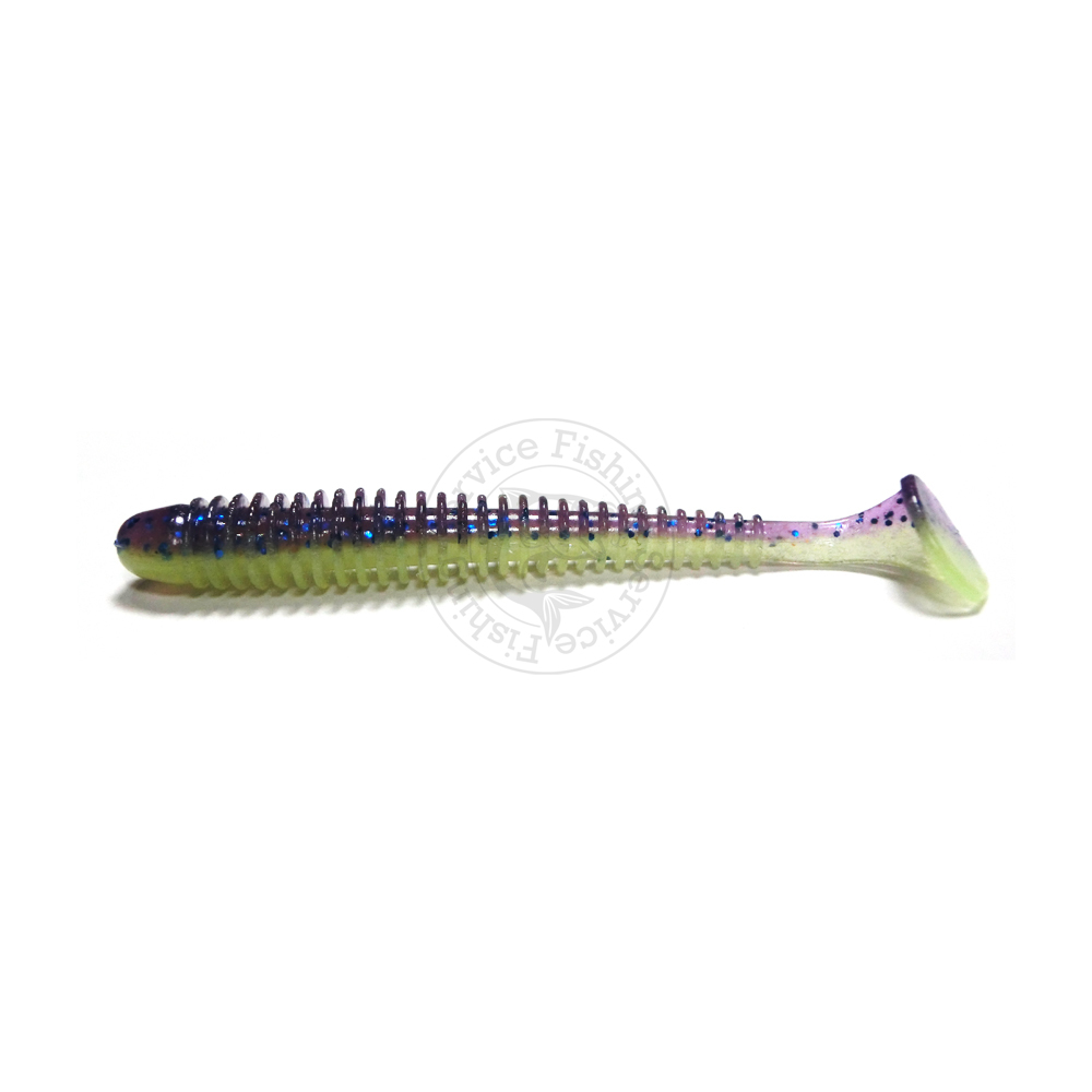 

Силикон Keitech Swing Impact 4" PAL#06 Violet Lime Berry (шт.) (102714)