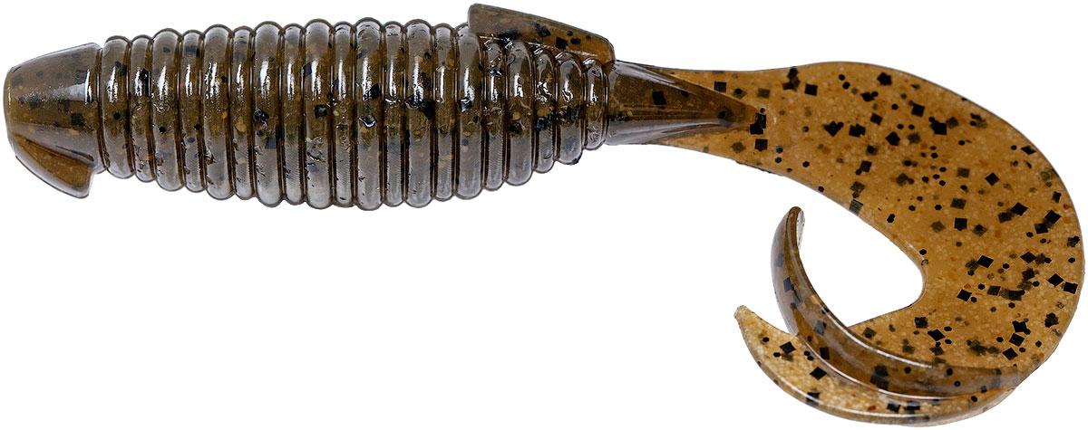 

Силикон Keitech Flapper Grub 4" (7 шт/уп) ц:101 green pumpkin pp. (117561)