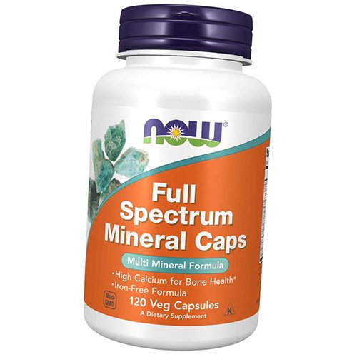 

Мультиминеральный комплекс без железа, Full Spectrum Minerals, Now Foods 120вегкапс (36128038)
