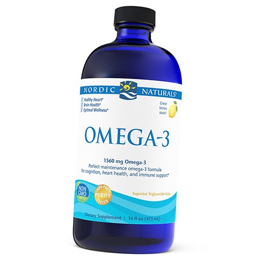 

Омега 3 жидкий, Omega-3 Liquid, Nordic Naturals 473мл Лимон (67352017)