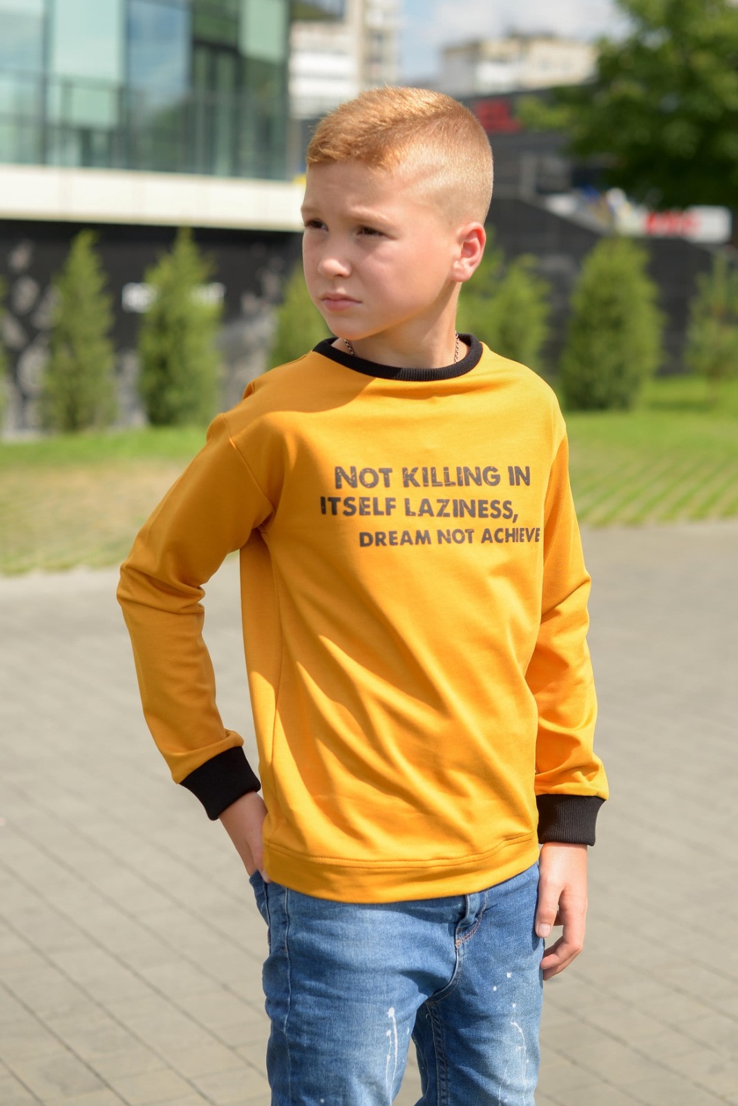 

Світшот Hart Not killing 146 Гірчиця 185765