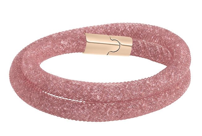 

Swarovski Браслет женский Stardust Pink Double Bracelet (S: 38 cm)