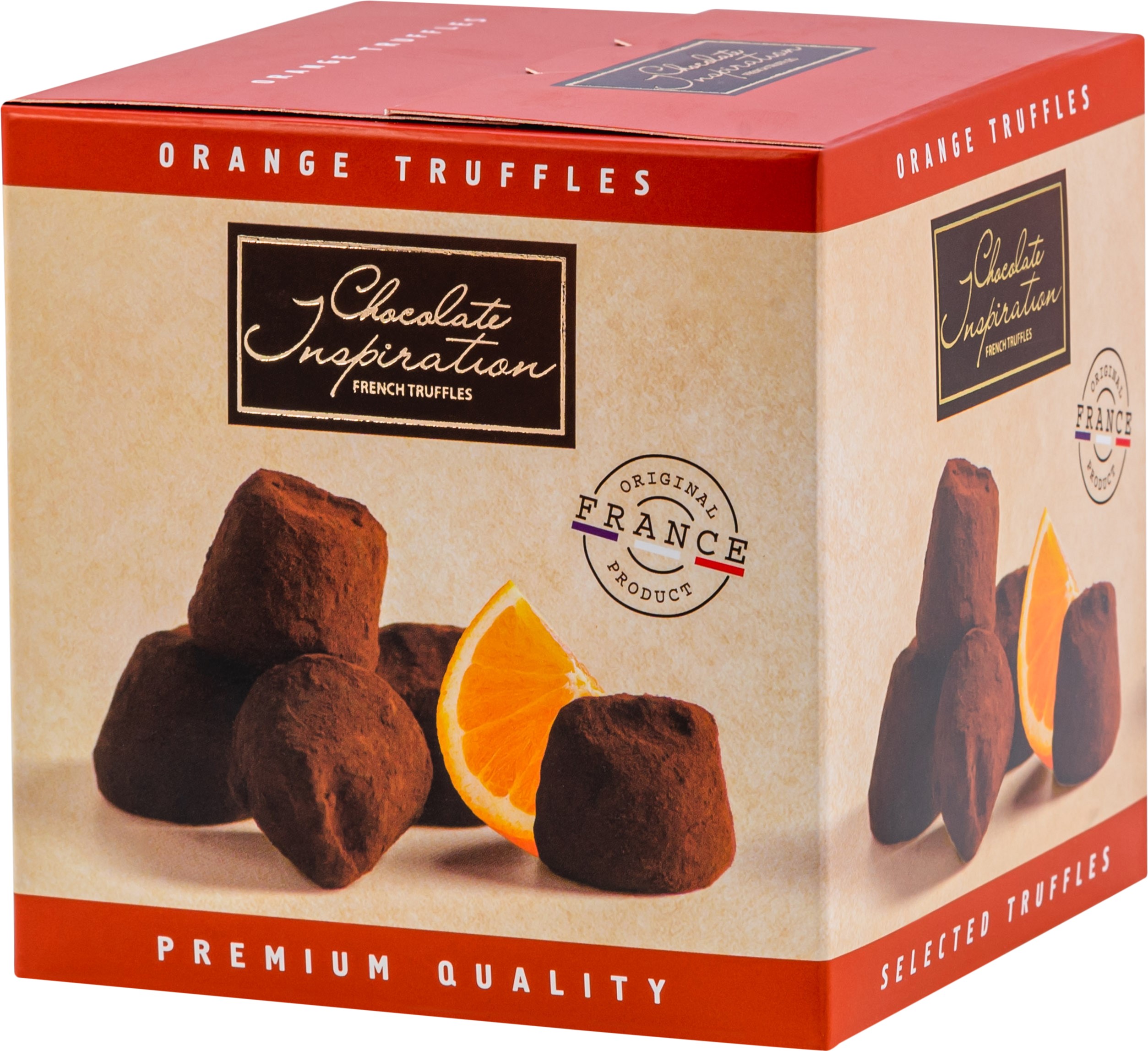 Французские трюфели Chocolate Inspiration с апельсиновой цедрой 200 г ...