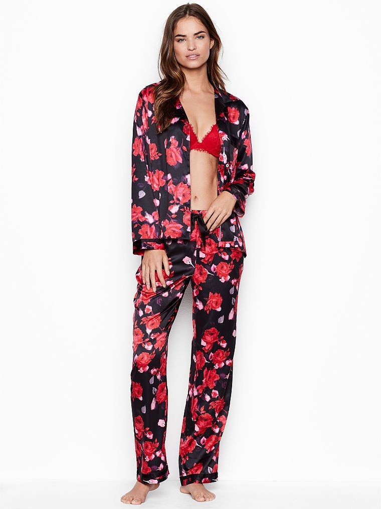 

Пижама Victoria's Secret  Красный Цветочный Принт (1109, Пижама Victoria's Secret XS Красный Цветочный Принт (1109)