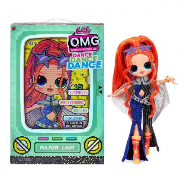 

Игровой набор с куклой L.O.L. SURPRISE! серии "O.M.G. Dance" – ЛЕДИ-КРУТЫШКА N