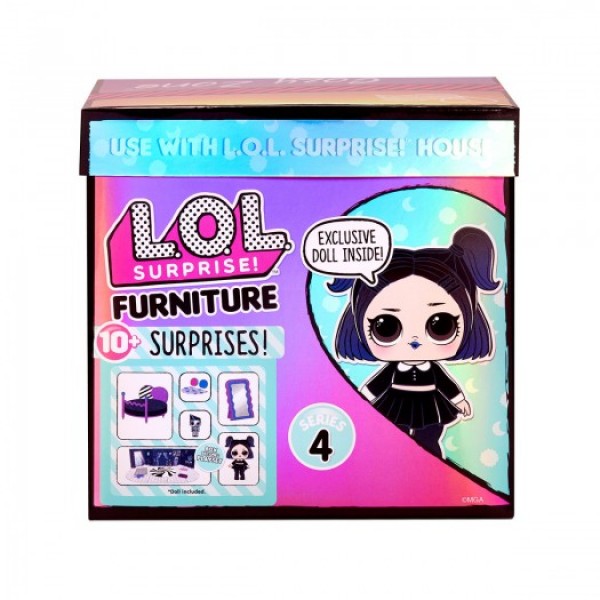 

Игровой набор с куклой L.O.L. SURPRISE! серии "Furniture" - СПАЛЬНЯ ЛЕДИ-СУМЕРКИ N