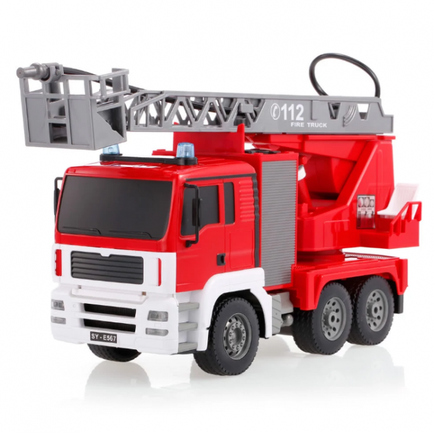 

Радиоуправляемая пожарная машина A-Toys E567-003 свет звук распыление воды