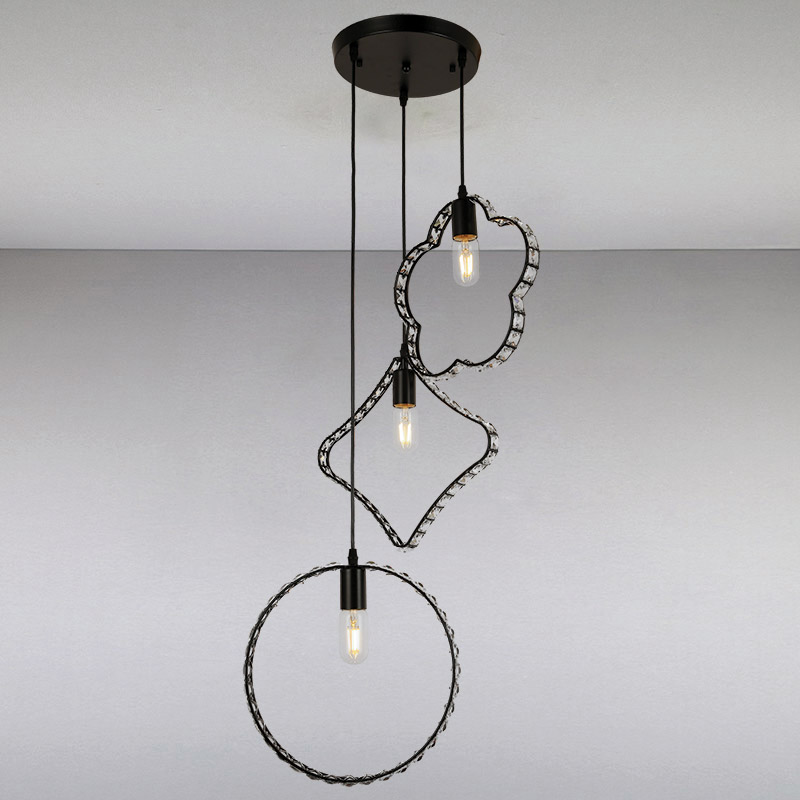 

Люстра подвесная Light House LS-13923/3 BK черная