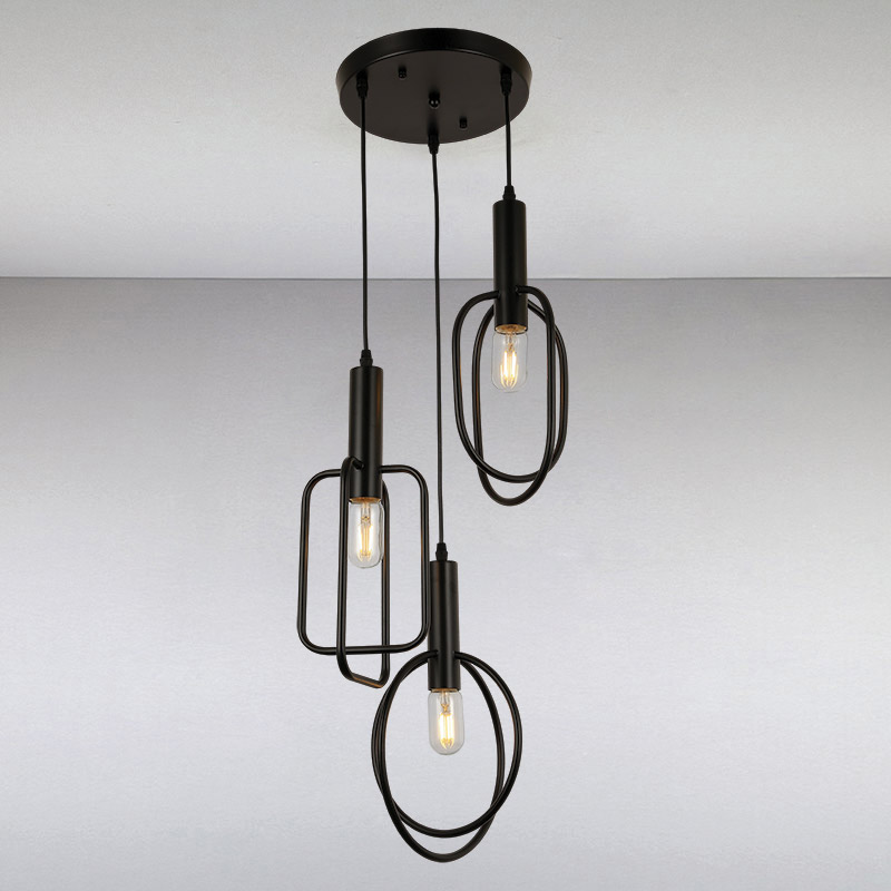 

Люстра подвесная Light House LS-13985/3 BK черная
