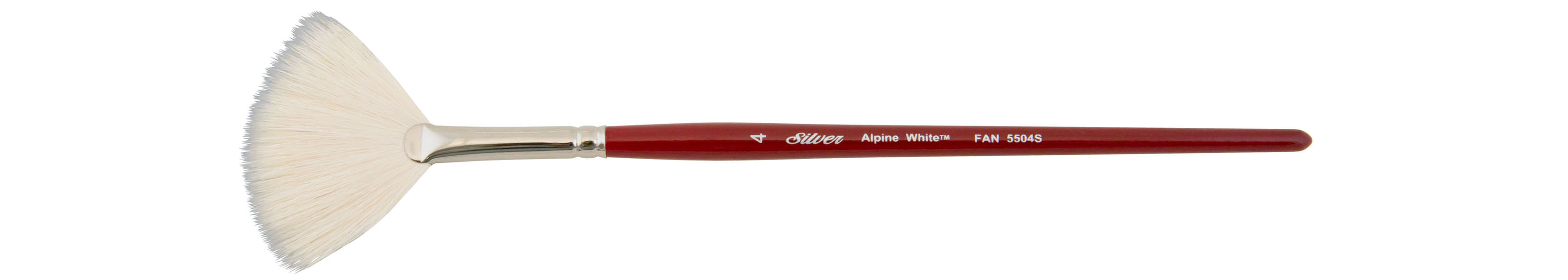 

Кисть Silver Brush Alpine White 5504S №4 коза веерная