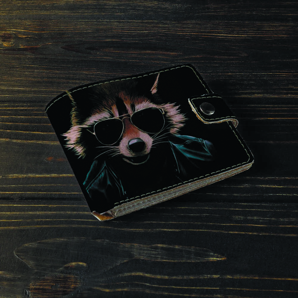 

Кошелёк Fisher Gifts Uno 978 Стильный енот экокожа