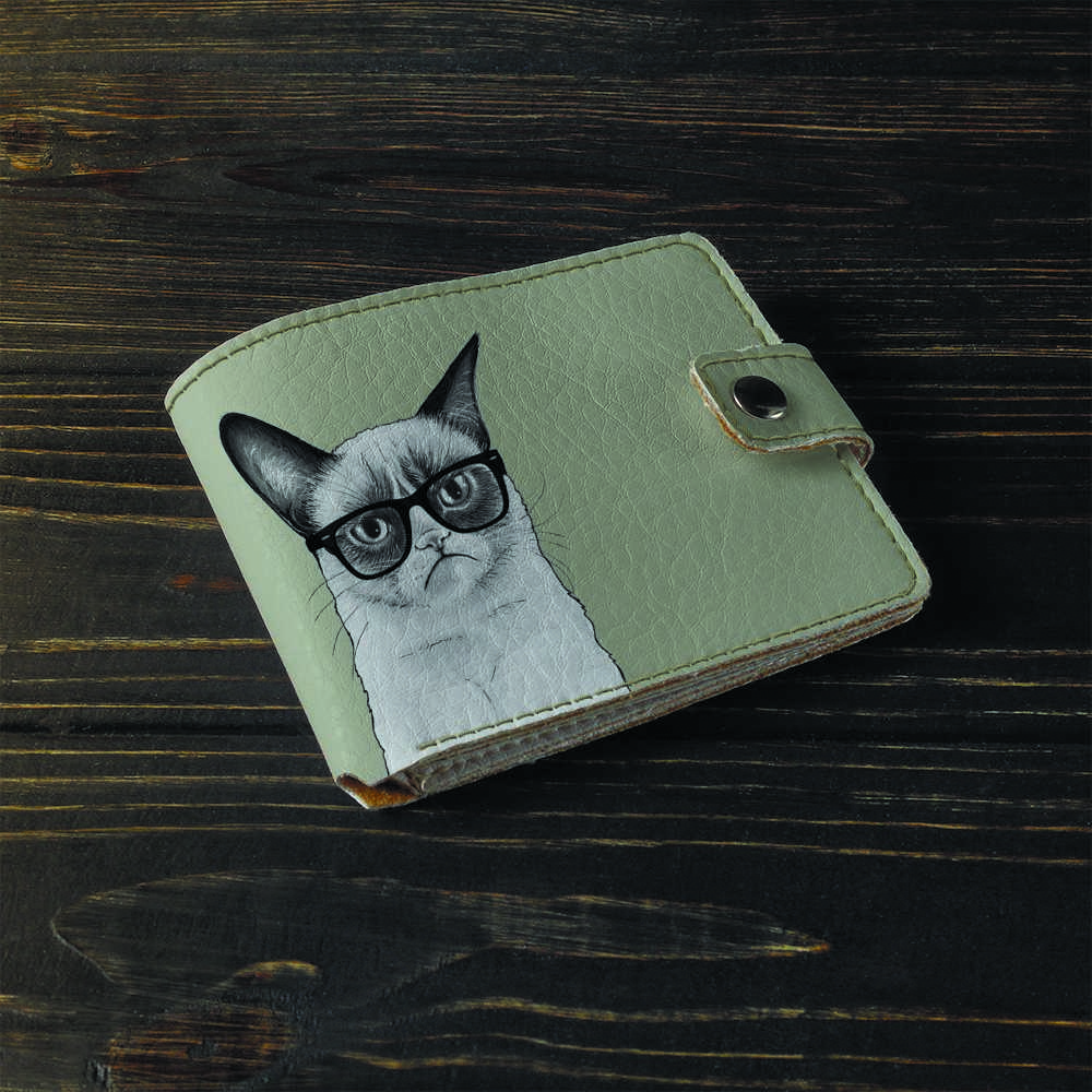

Кошелёк Fisher Gifts Uno 191 Унылый кот экокожа