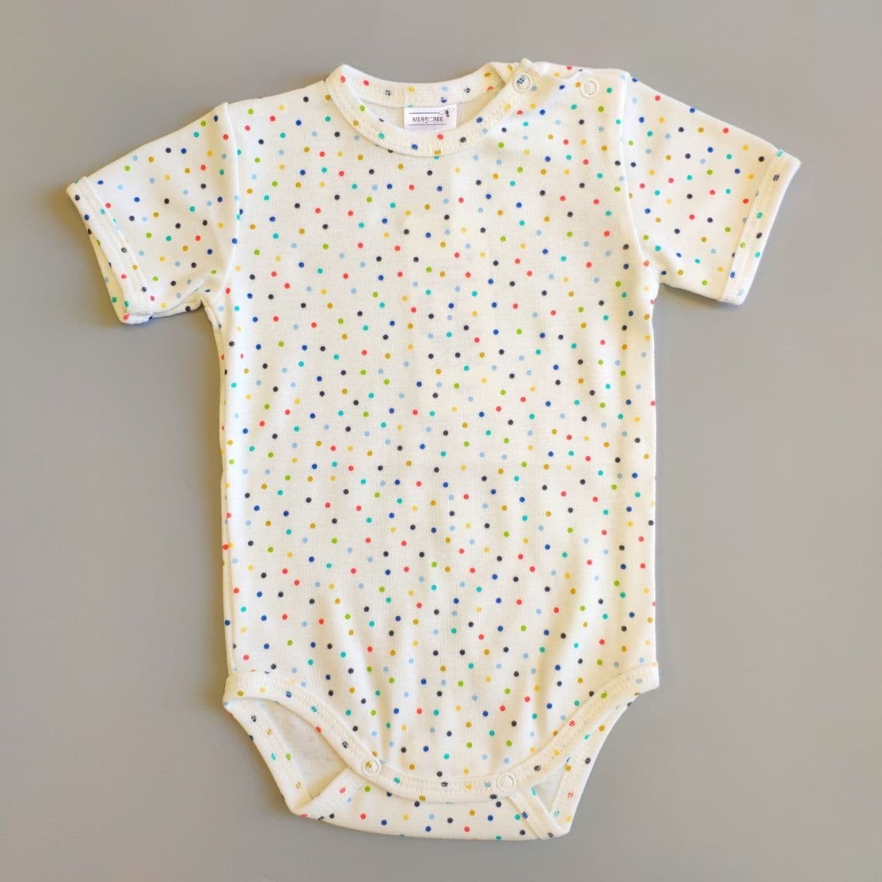 

Боди с коротким рукавом Merry Bee Rainbow 12447 68см Белый