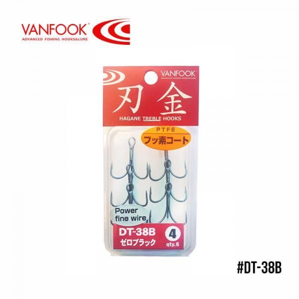 

Крючки Vanfook тройные DT-38B Zero Black (#12 (7шт))