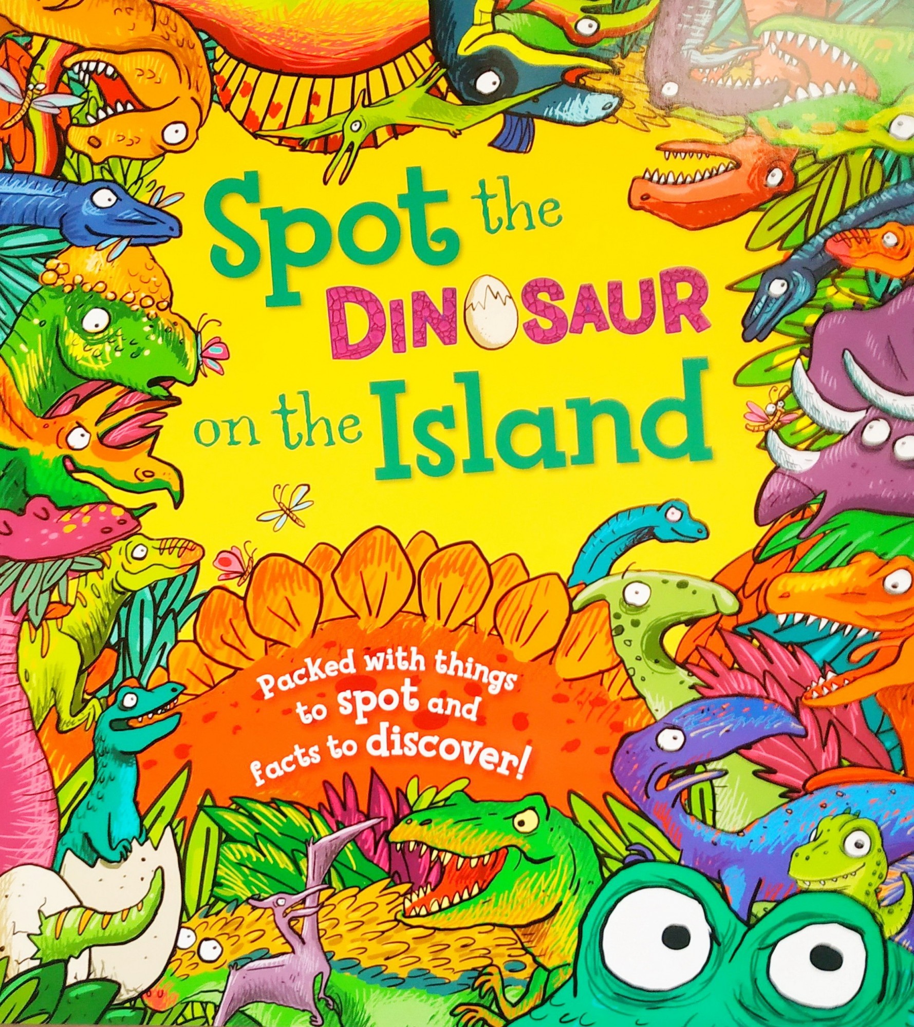 

Книга на английском Spot the... Dinosaur on the Island