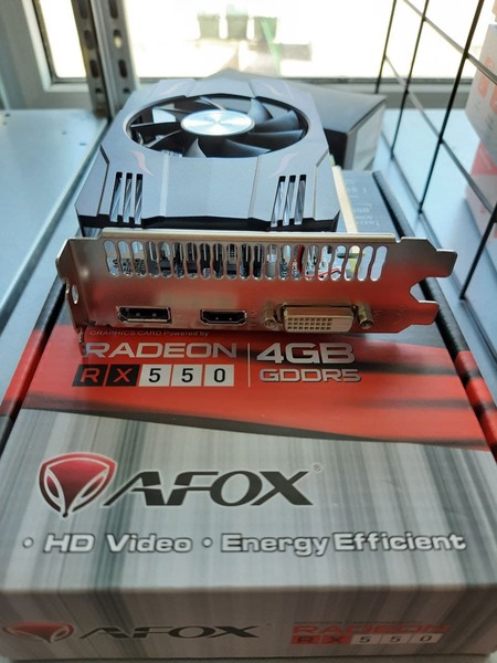 

ВИДЕОКАРТА AFOX RADEON RX 550 4GB DDR5 (AFRX550-4096D5H4-V4)