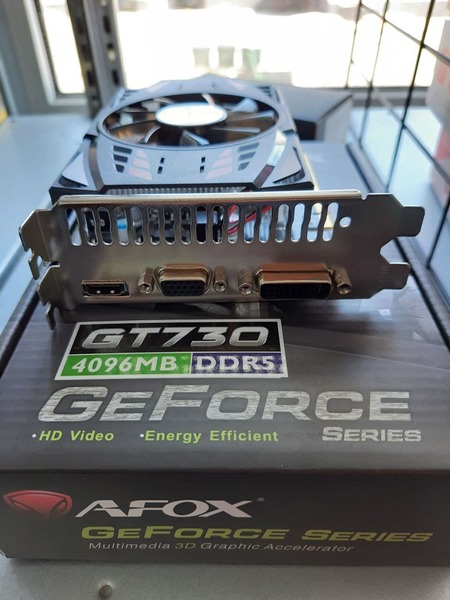 

ВИДЕОКАРТА AFOX GEFORCE GT 730 4GB DDR5 (AF730-4096D5H5)