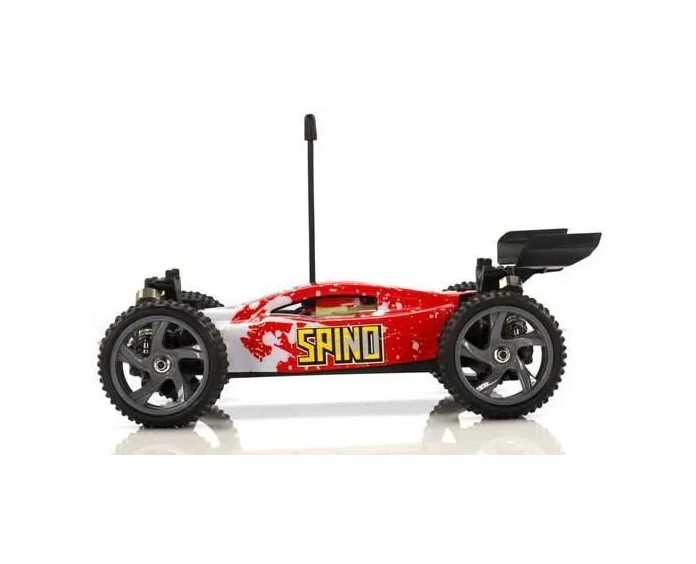 

Модель автомобиля на радиоуправлении Багги 1:18 Himoto Spino E18XB Brushed RTR полный привод / влагозащищенная электроника (красный) E18XBr