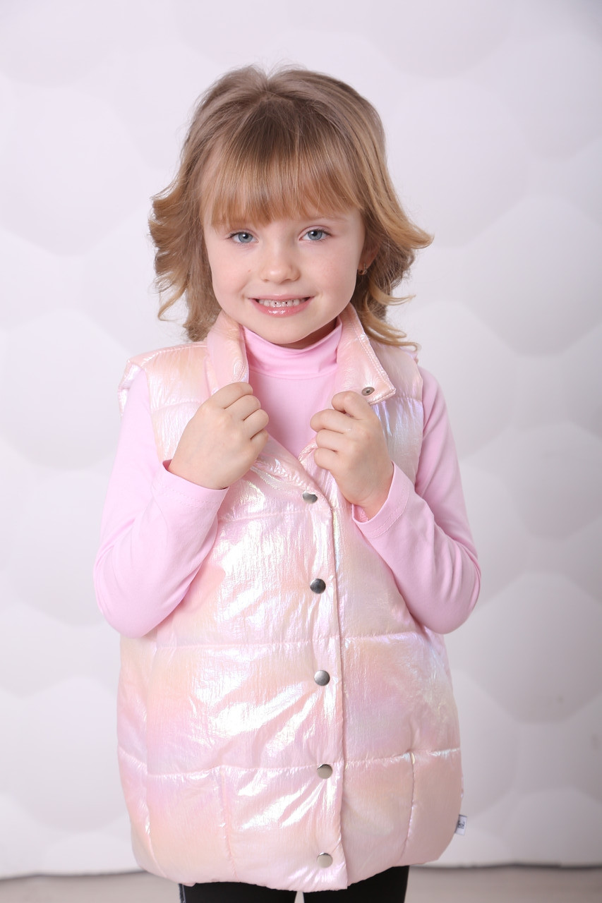 

Детская жилетка Color Dreams Зефирка 86 см розовый