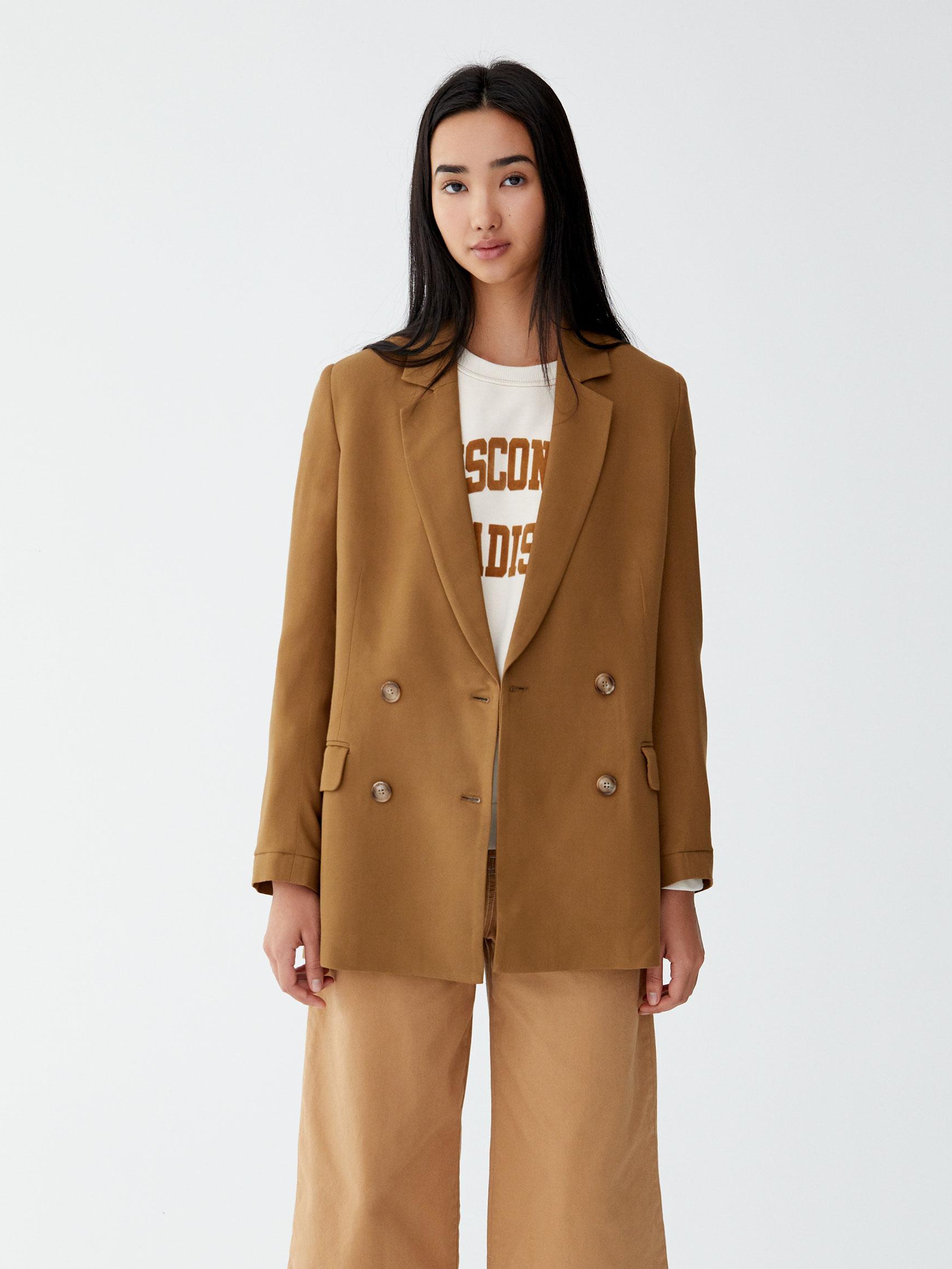 

Пиджак Pull & Bear 9780317700-ACVU S Оливковый