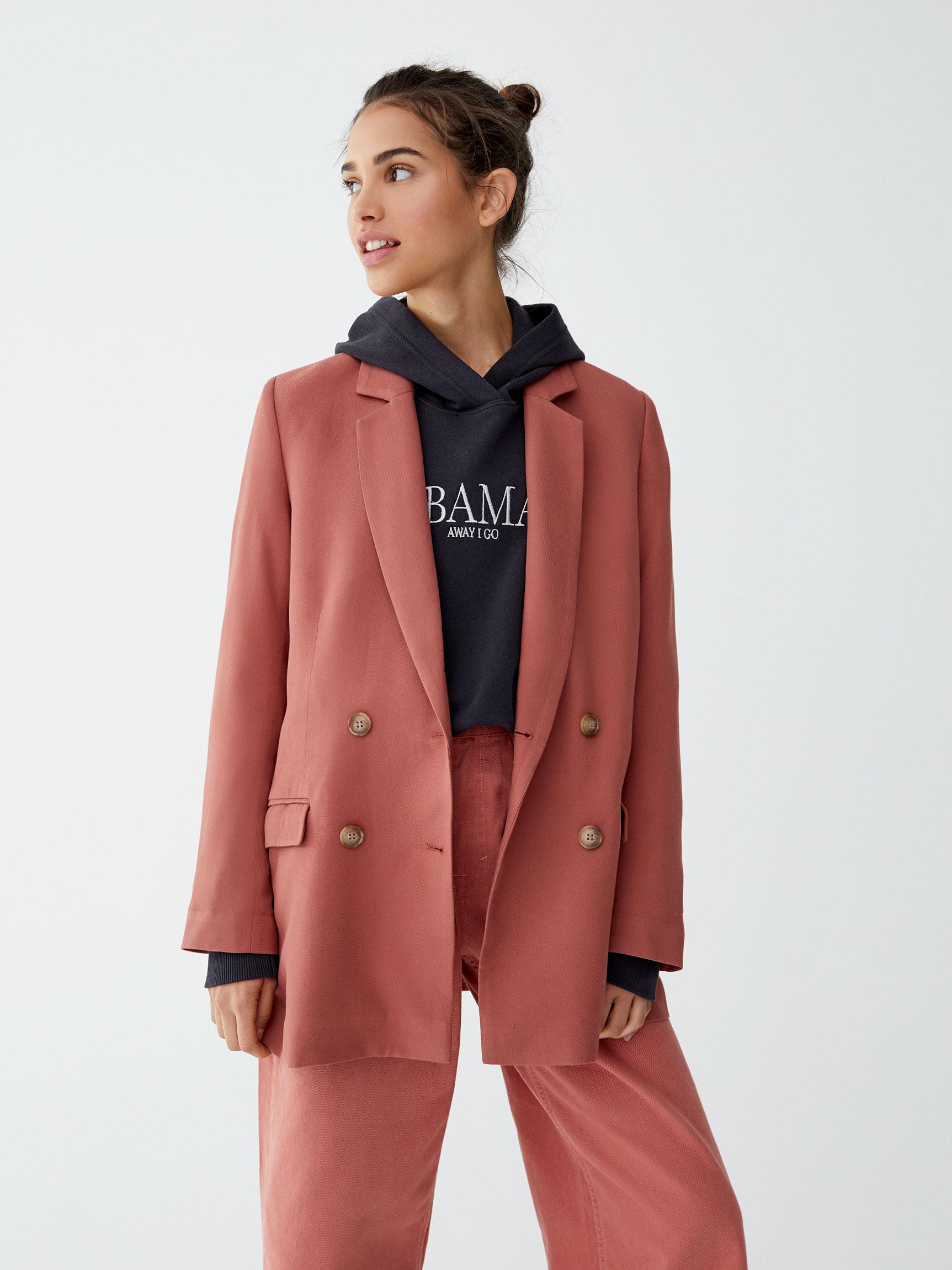 

Пиджак Pull & Bear 9780317626-ACXY  Терракотовый, Пиджак Pull & Bear 9780317626-ACXY XL Терракотовый