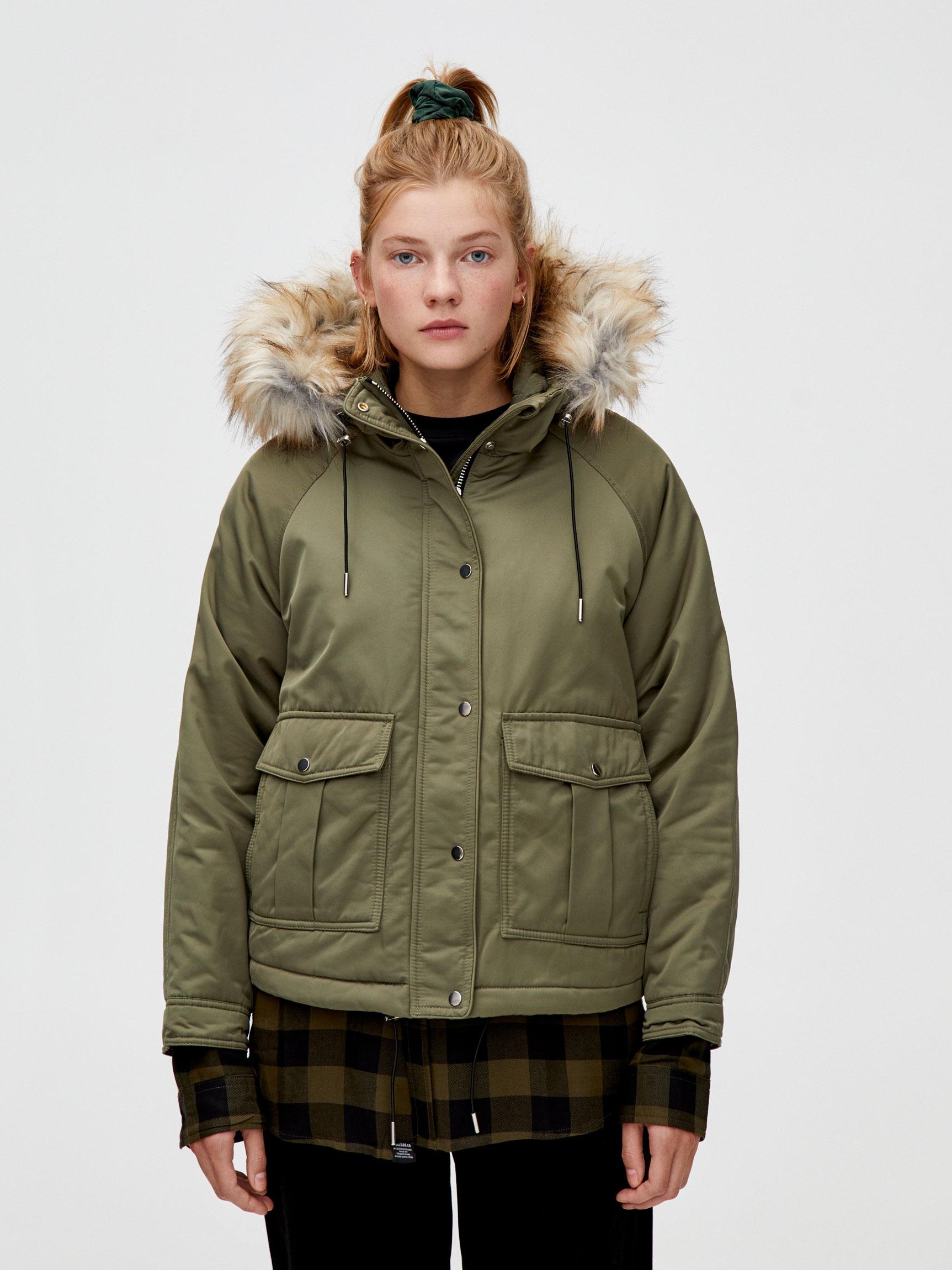

Парка Pull & Bear 9714370506-ACYC M Хаки