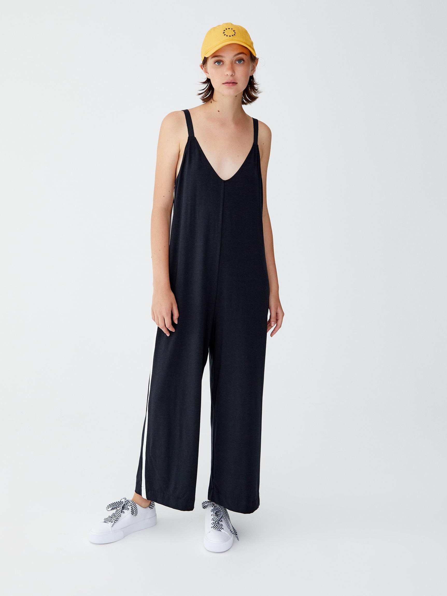 

Комбинезон Pull & Bear 9638331807-AAMY S Черный с белым