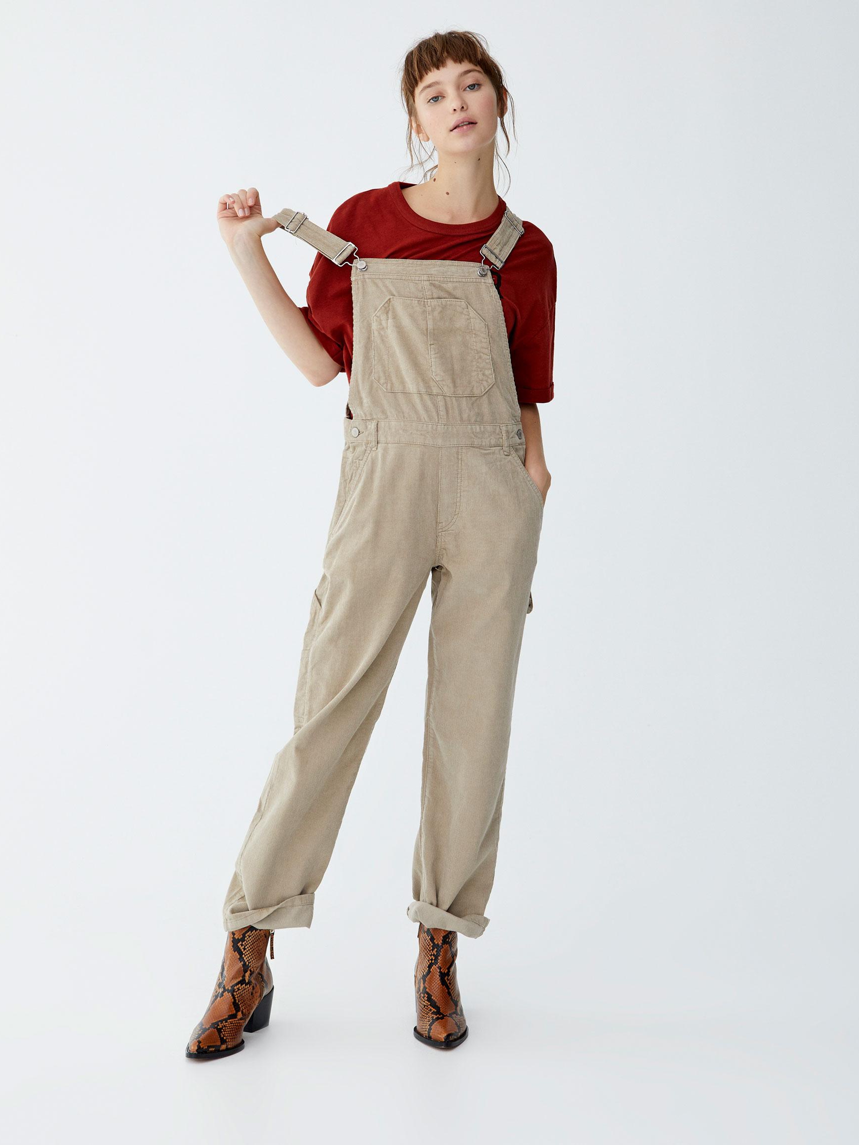 

Полукомбинезон Pull & Bear 9638328834-ACTQ M Бежевый