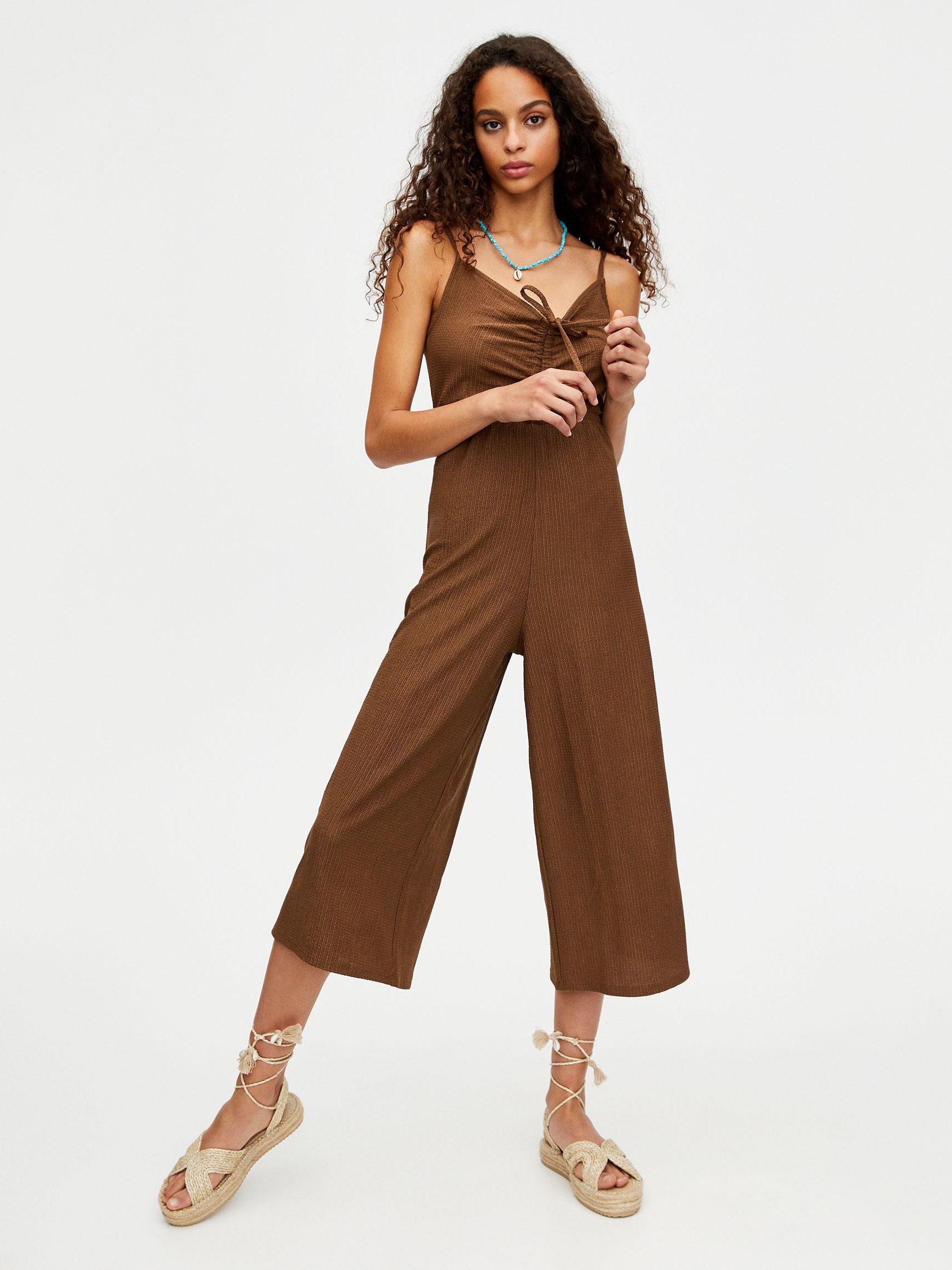 

Комбинезон Pull & Bear 9637326700-ACVE S Коричневый