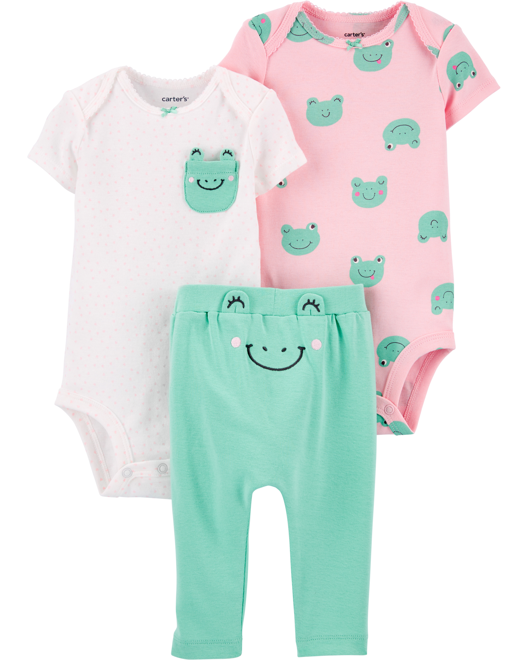 

Комплект Carters для девочки 6 мес 61-69 см Розовый (CRT-00049)