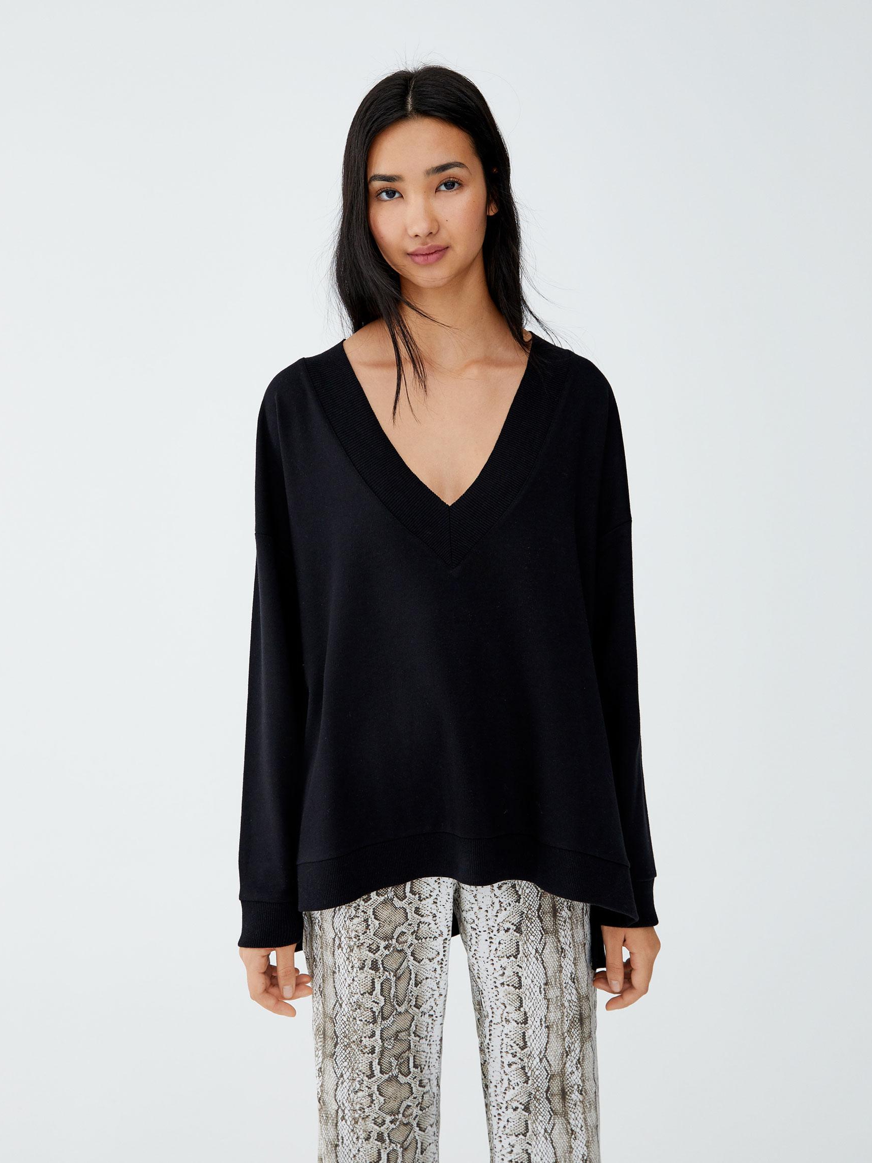 

Свитшот Pull & Bear 9591363800-AAAD S Черный