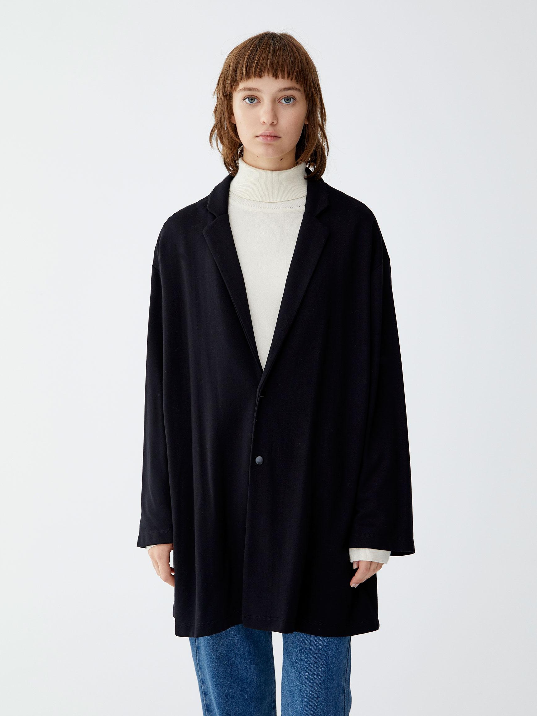 

Пиджак Pull & Bear 9583304800-AAAD M Черный