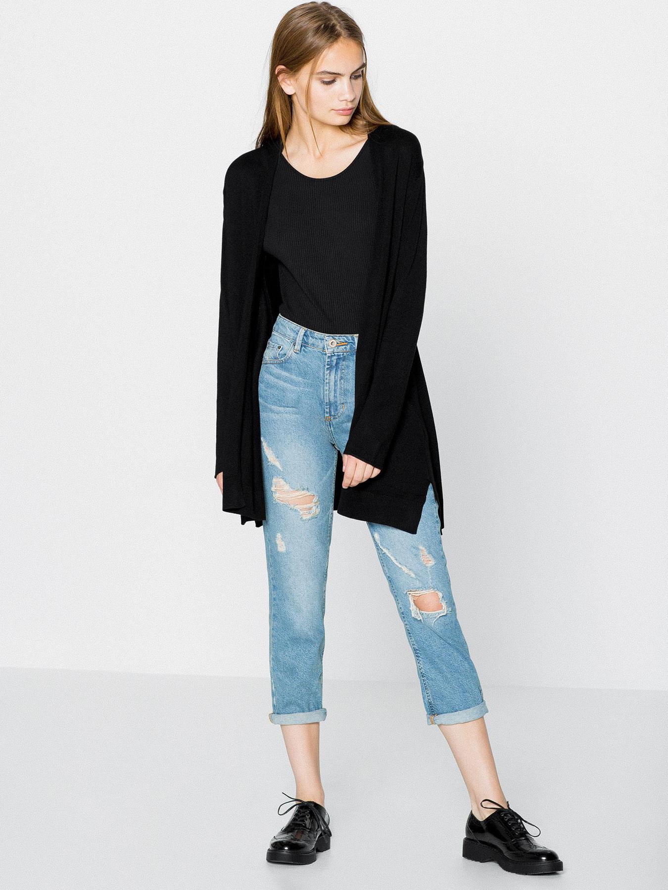 

Кардиган Pull & Bear 9580301800-AAAD L Черный
