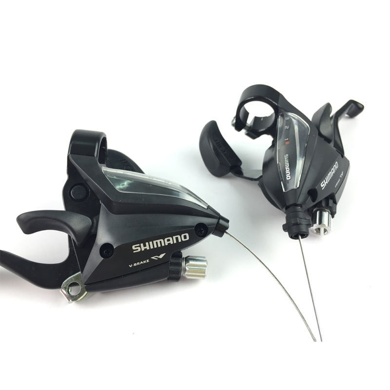 

Переключатели скоростей моноблоки велосипедные Shimano ST-EF500 3х7 скоростей комплект