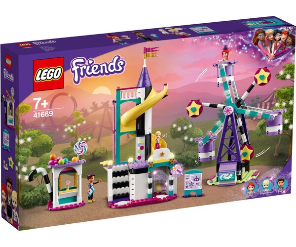 

Конструктор LEGO Friends Волшебное колесо обозрения и горка (41689)