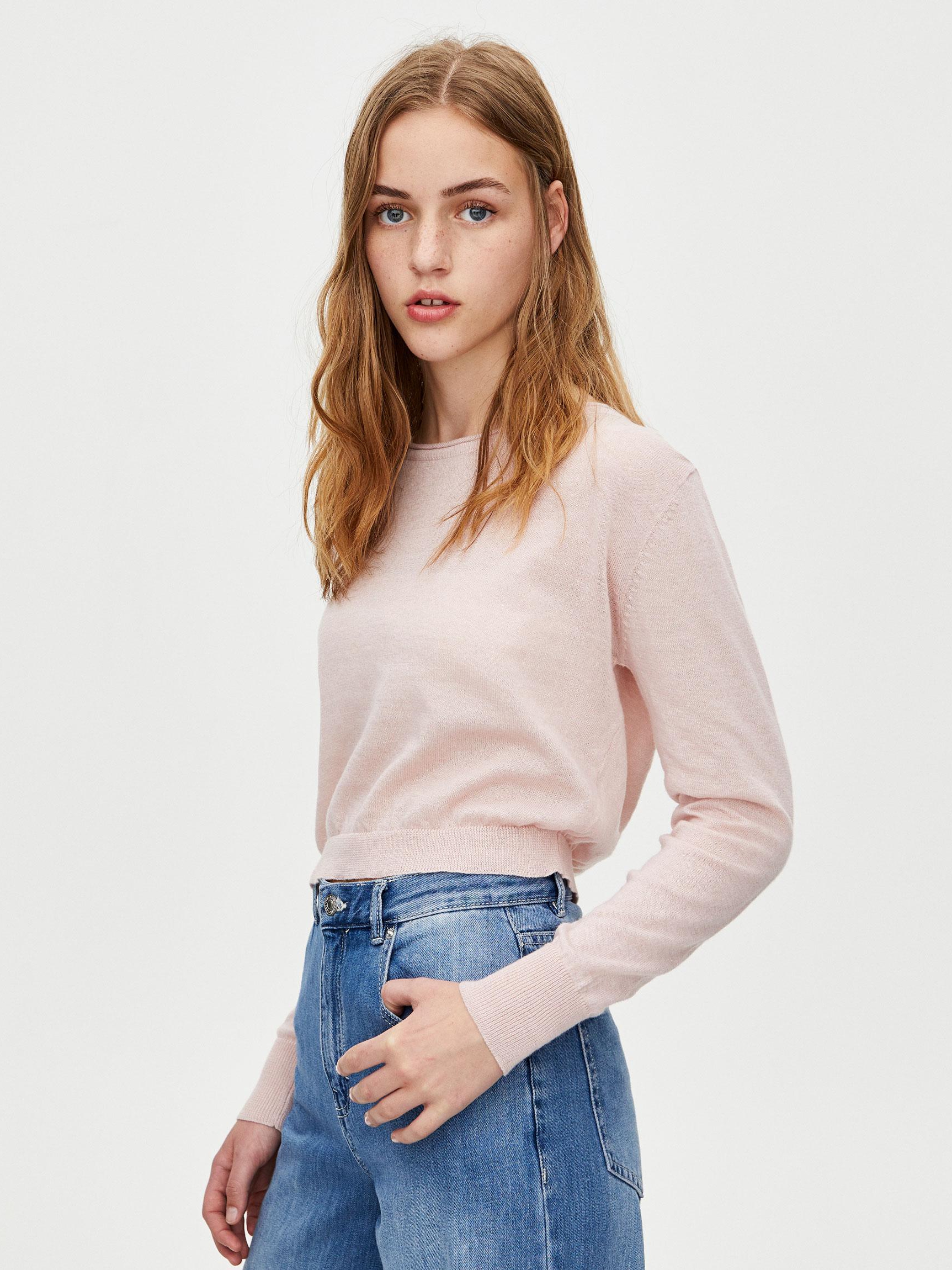 

Джемпер Pull & Bear 9558300626-AFDZ M Пудра
