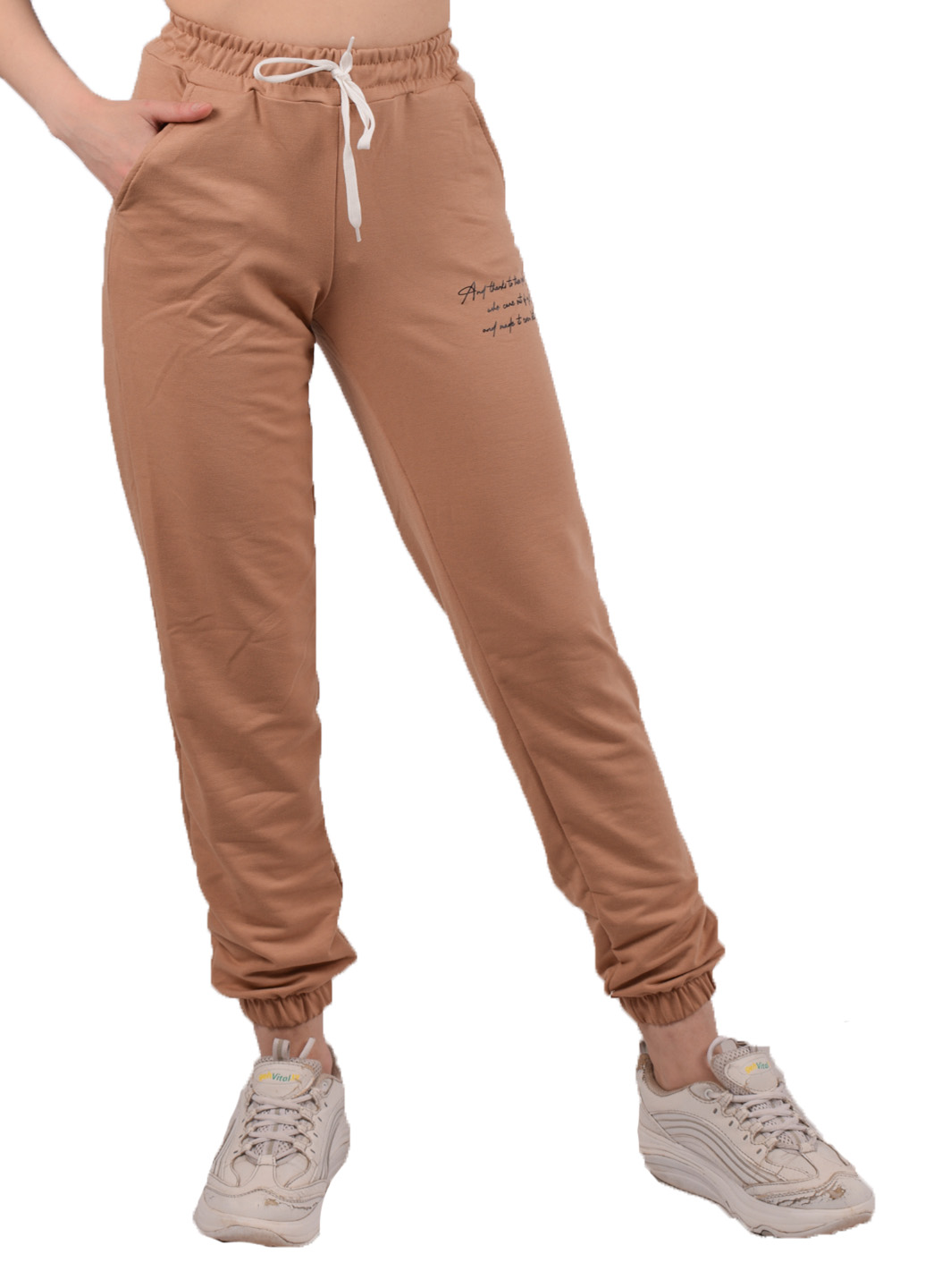 

Штаны женские на резинке и шнурке DH Fashion QT-5 44 Размер, Штаны женские на резинке и шнурке DH Fashion QT-5 44 Размер 44-46