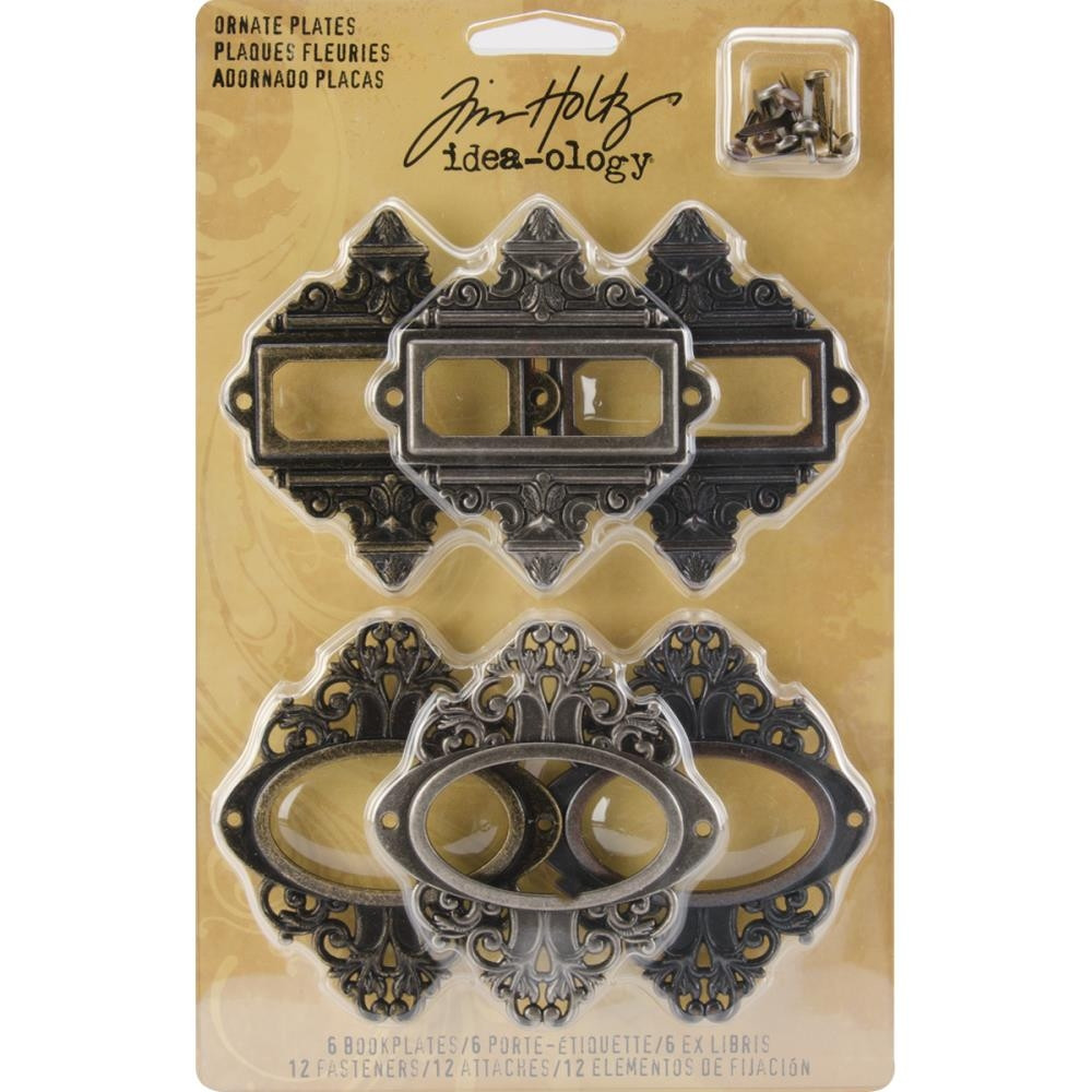 

Набор рамочек от Tim Holtz - Idea-Ology Metal Ornate Plates (40861927870)