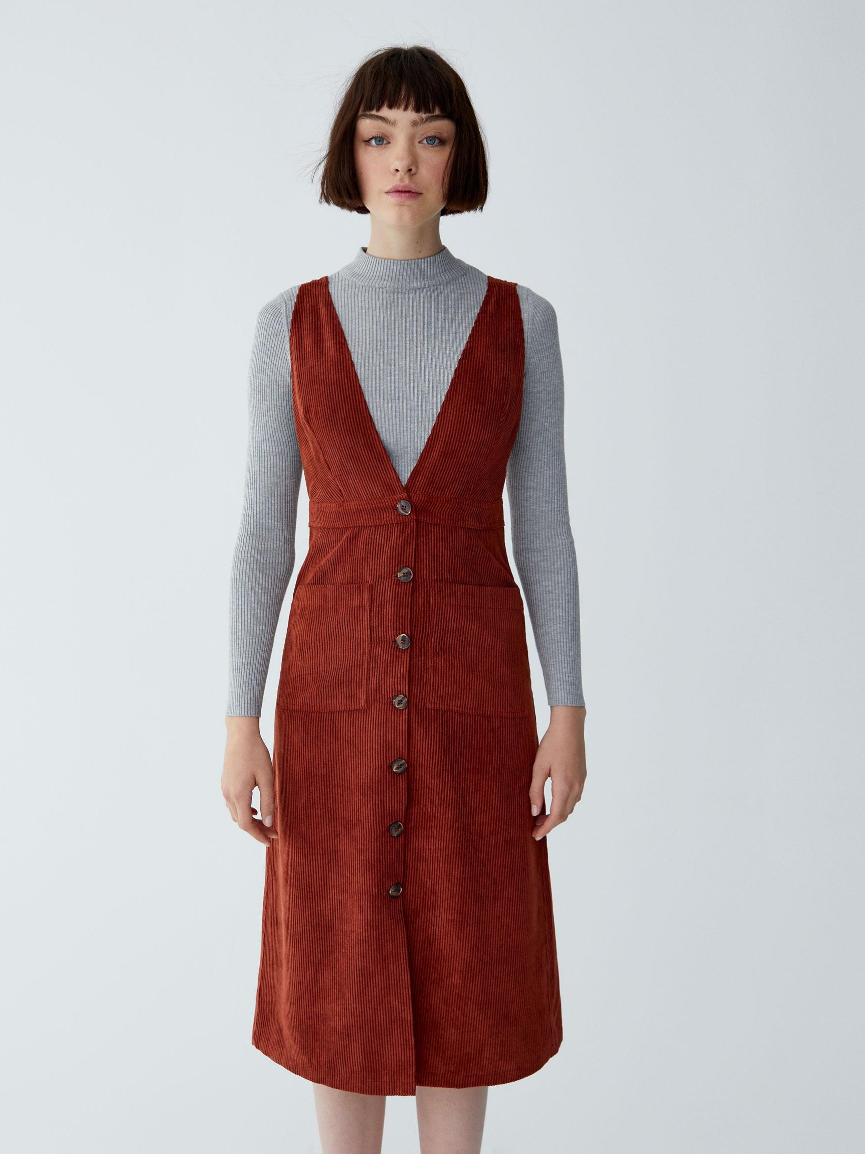 

Сарафан Pull & Bear 9396351700-ACVB L Кирпичный