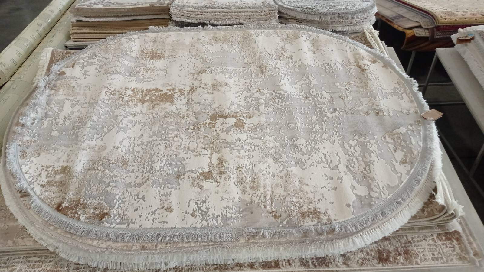 

Ковер SAG THERAPY 6858 0.8x1.5. м. Овал Бежевый_champ/taupe