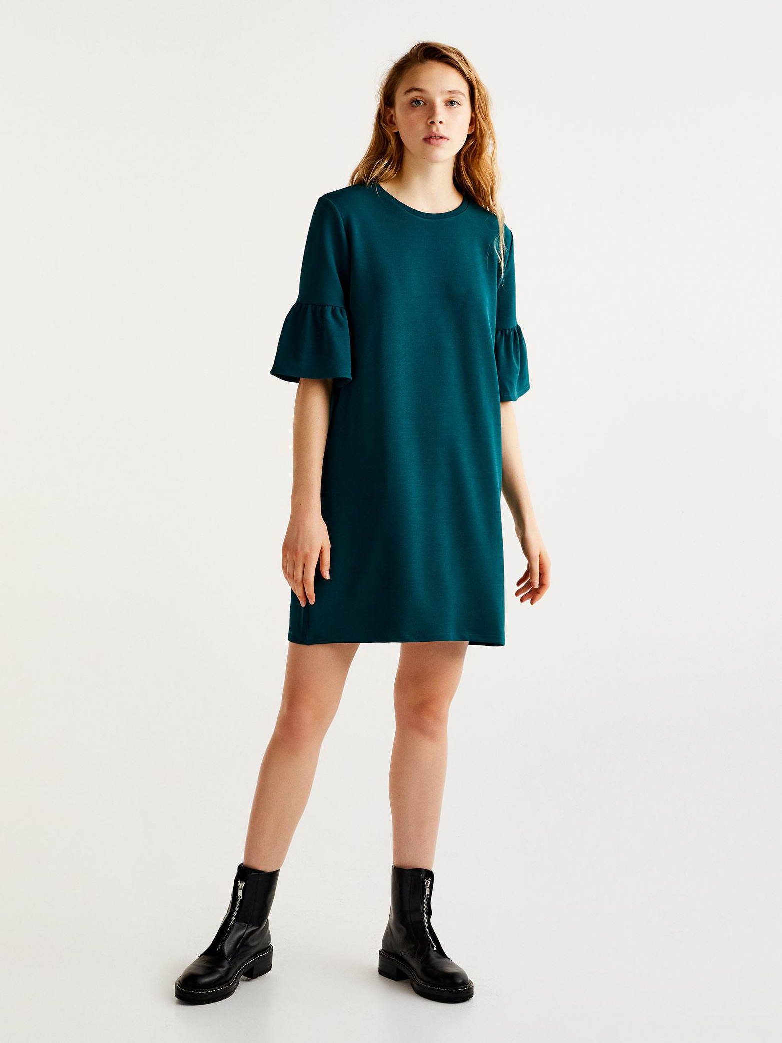 

Платье Pull & Bear 9391374442-ACUZ S Изумрудное