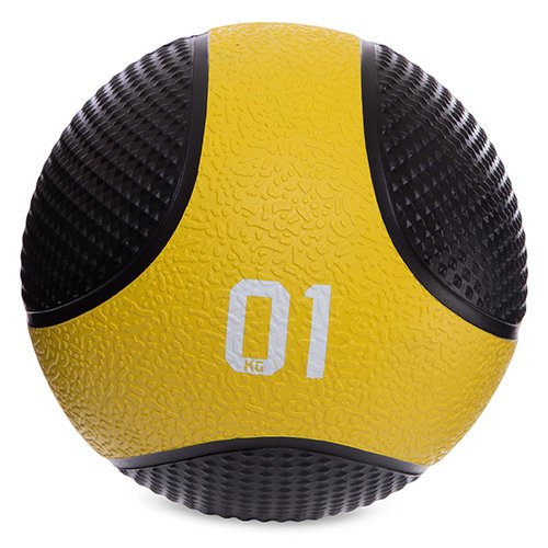 

Мяч медицинский медбол Medicine Ball FI-2824 FDSO 1кг Черный (56508027)